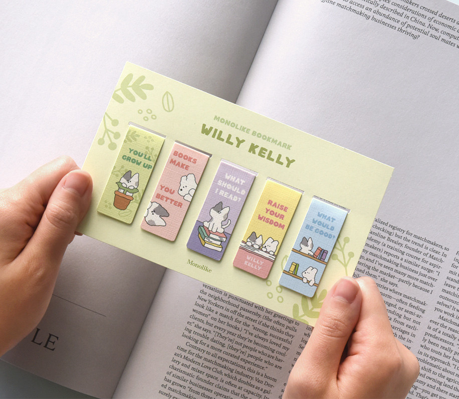 Alternative view of MONOLIKE Willy Kelly Magnetic Bookmark