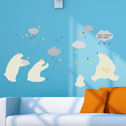 Alternative view of Polar Bear Point Graphic Sticker