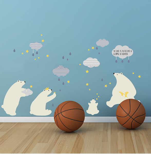 Polar Bear Point Graphic Sticker