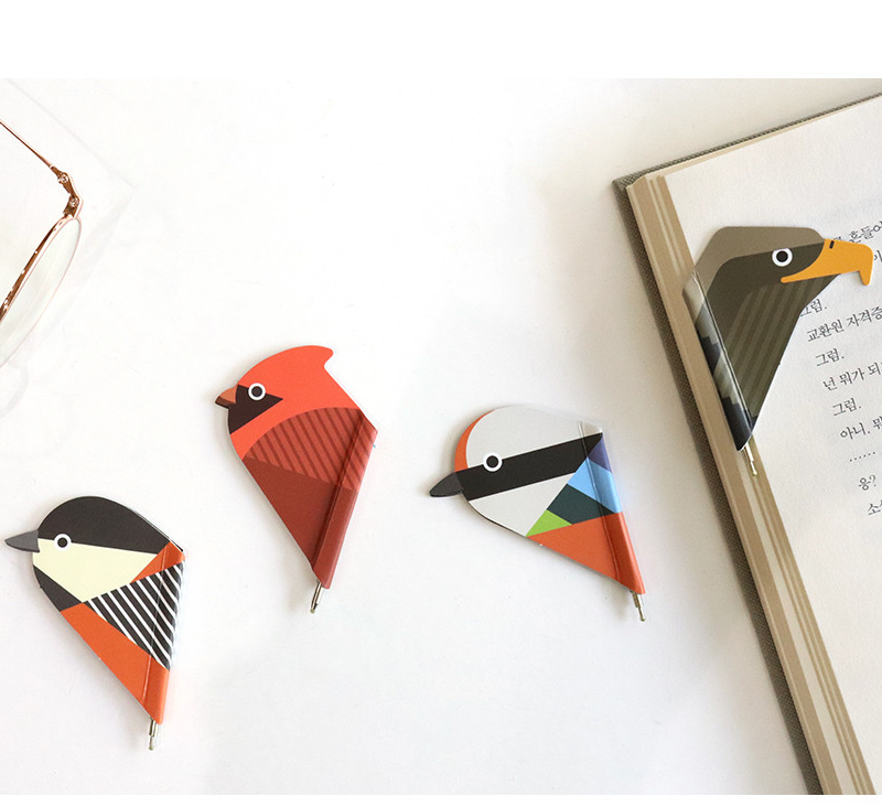 Alternative view of BOOKFRIENDS Magnetic Bookmark Pen – Save Our Birds (Set of 7)