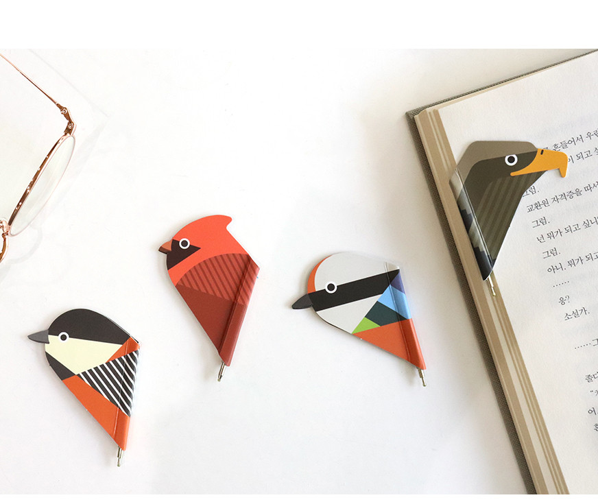 Alternative view of BOOKFRIENDS Magnetic Bookmark Pen – Save Our Birds (Set of 7)