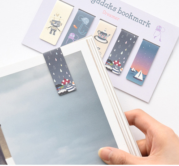 MONOLIKE Magnetic Bookmark – Dreamer 5P - Bookmarks
