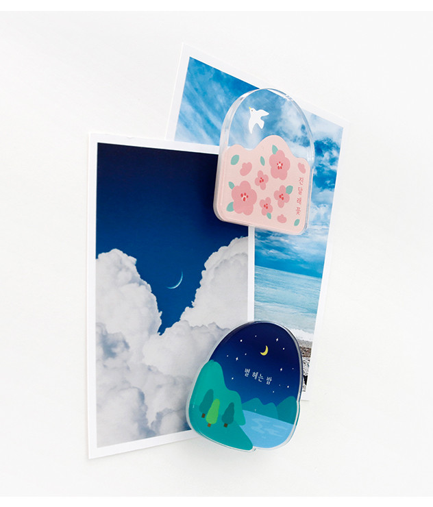 BOOKFRIENDS Korean Literature Acrylic Magnet - Home & Living