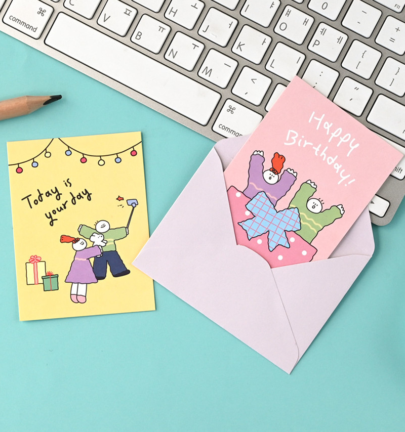 MONOLIKE Olly Molly Birthday Message Card Set - Cards - View 1