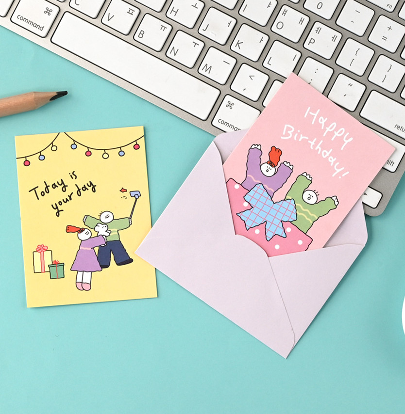 MONOLIKE Olly Molly Birthday Message Card Set - Cards - View 1