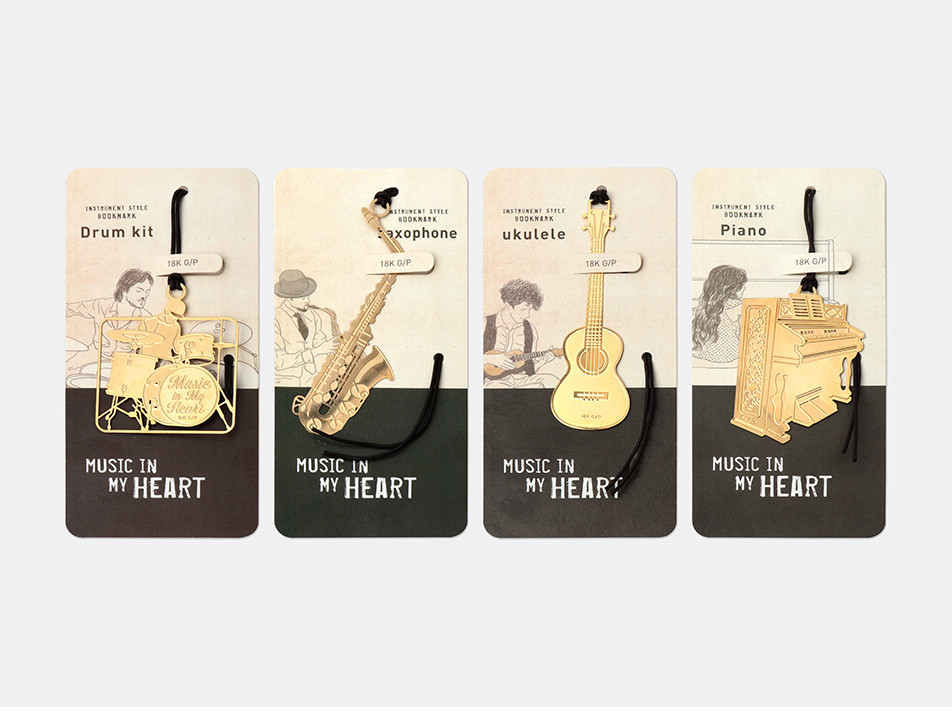 BOOKFRIENDS Music in My Heart Bookmark - Bookmarks