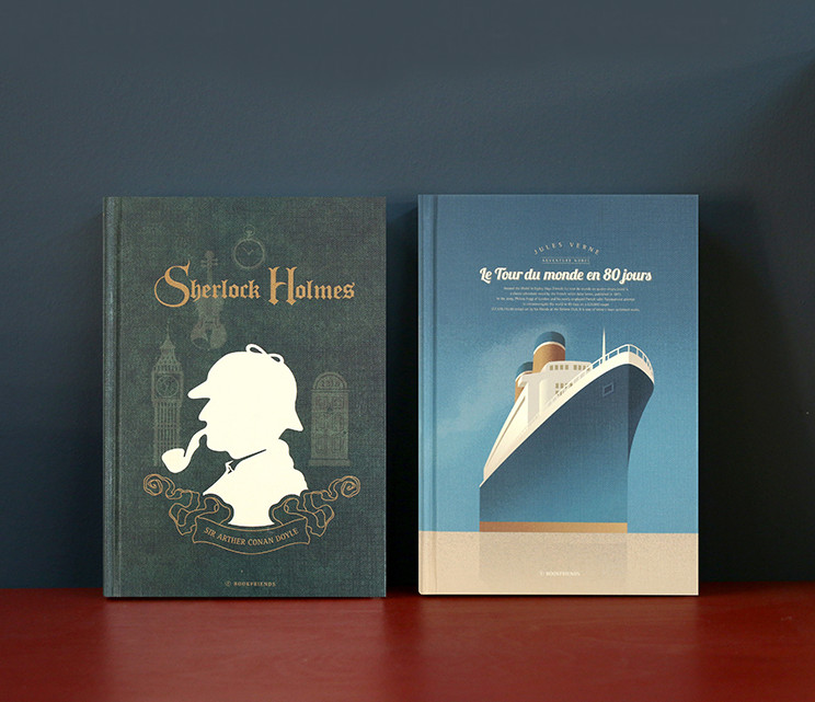 BOOKFRIENDS World Literature Hardcover Notebook - Office Supplies