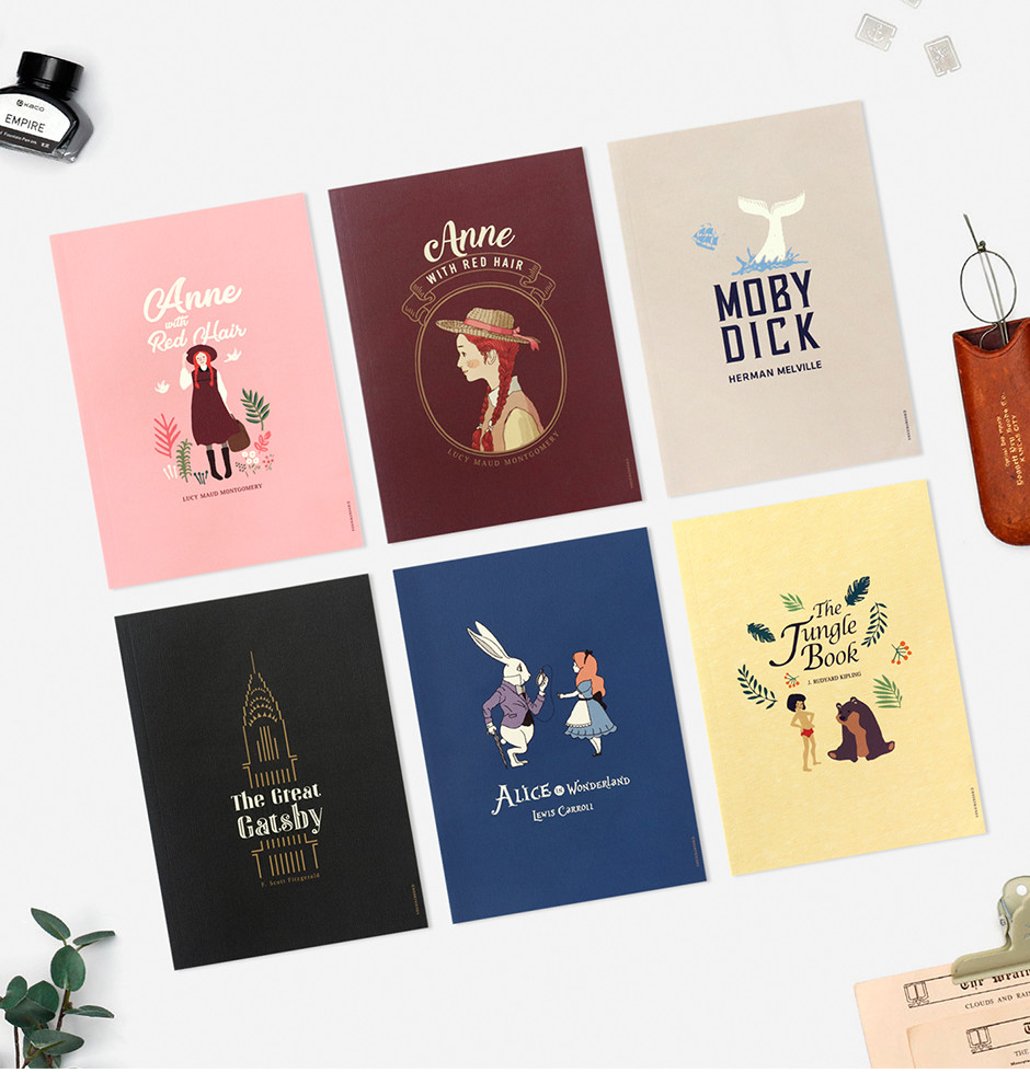 BOOKFRIENDS World Literature Study Note – 6pcs Set - Office Supplies