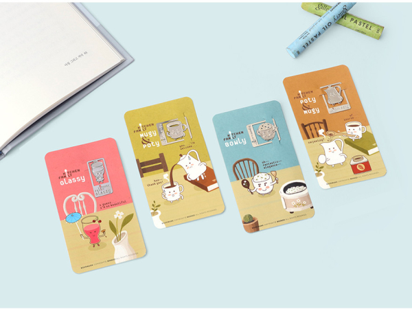 BOOKFRIENDS Kitchen Family Bookmark Set - Bookmarks