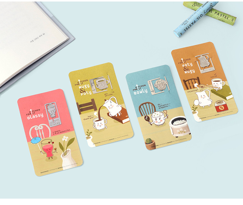 BOOKFRIENDS Kitchen Family Bookmark Set - Bookmarks