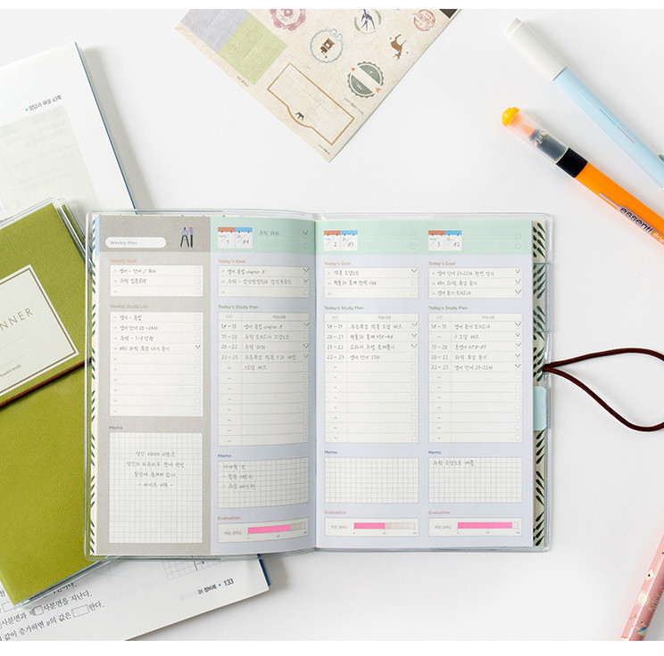 BOOKFRIENDS Book Band Notebook Study Planner - Office Supplies - View 1