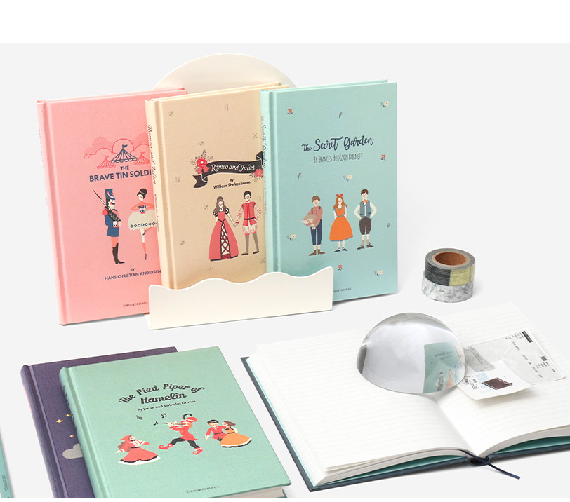 BOOKFRIENDS World Literature Hardcover Notebook vol.2 - Office Supplies - View 1