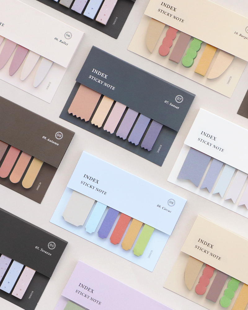 ICONIC Index Sticky Notes 05-12 - Memo Pads & Sticky Notes