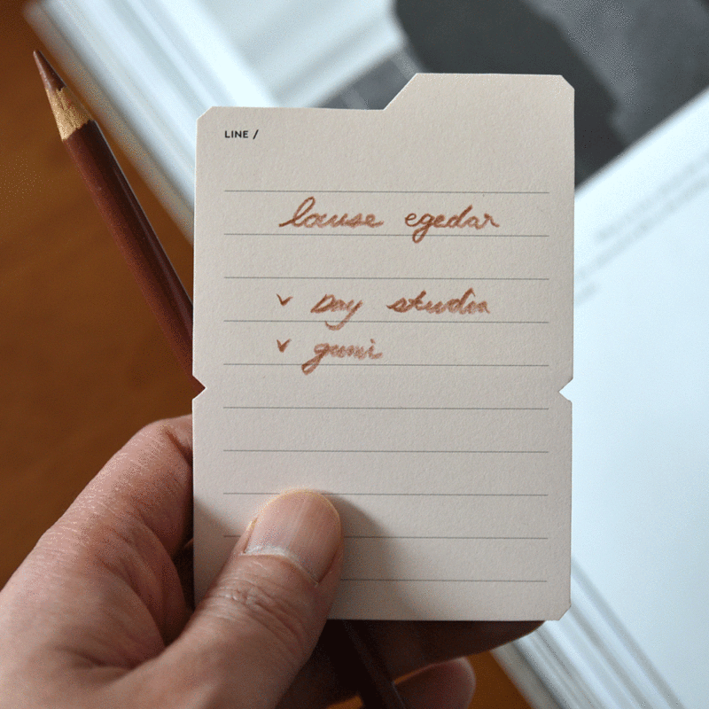 Alternative view of PLEPIC Sticky Memo File (Foldable Adhesive Memo)