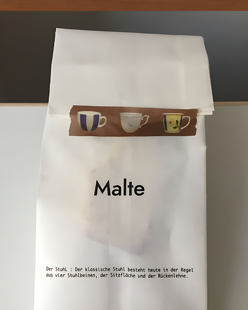 TRUST MY VIBE Augs Vintage Cup Malte - Washi Tape