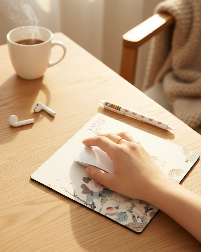 Joseon Painting Leather Mouse Pad - Computer Accessories - View 1