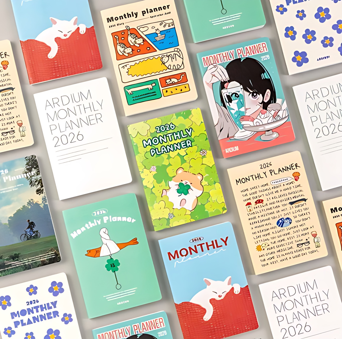 ARDIUM 2026 Monthly Planner (17Month) - Office Supplies