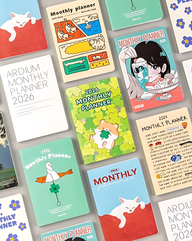 ARDIUM 2026 Monthly Planner (17Month) - Office Supplies