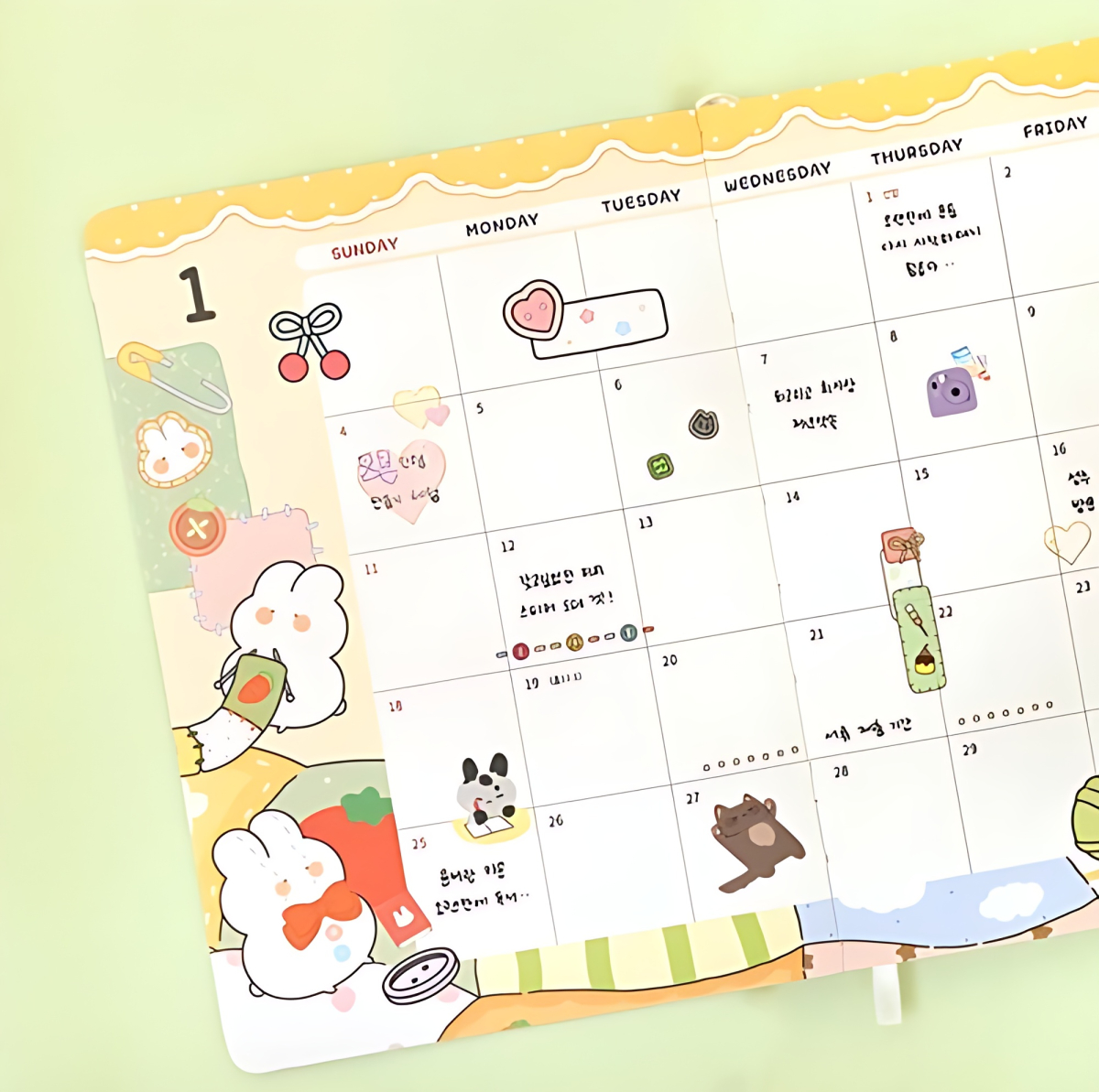 PLEPLE 2026 Bonny Diary - Office Supplies - View 1