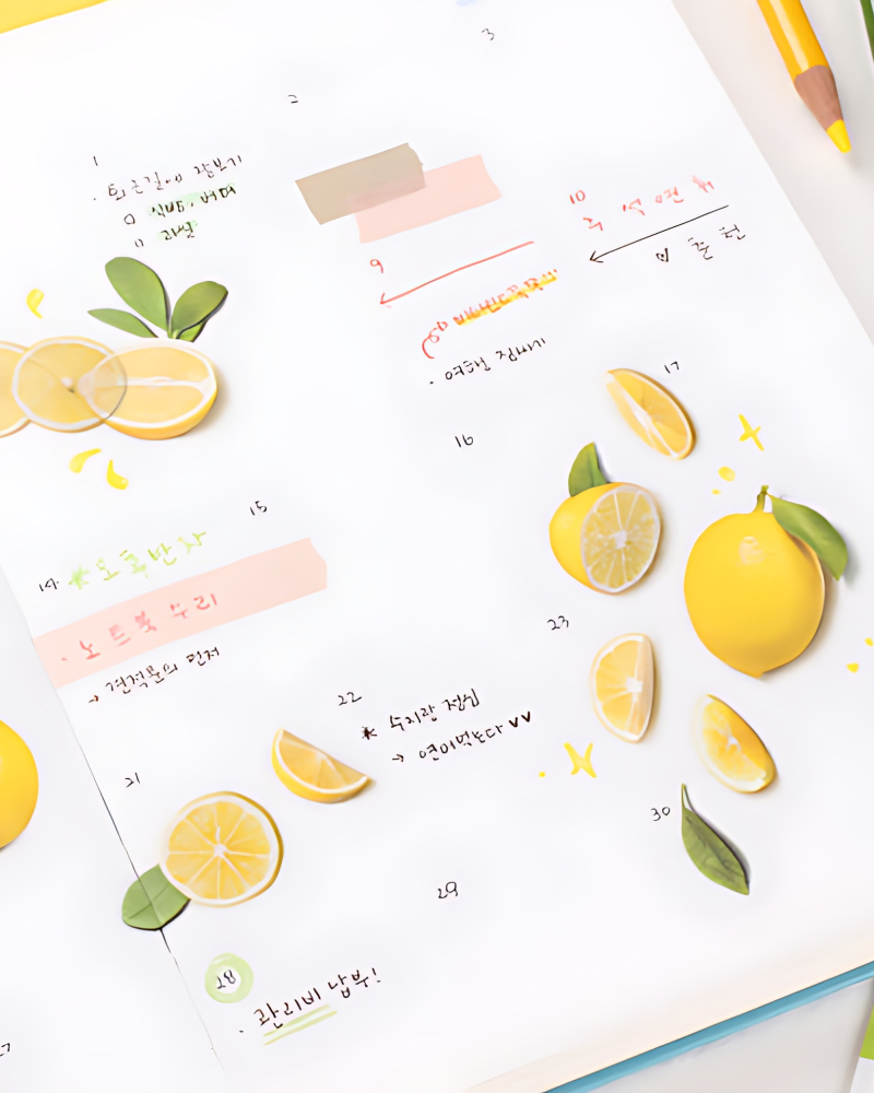 Appree Fruit Sticker Lemon - Office Supplies - View 1