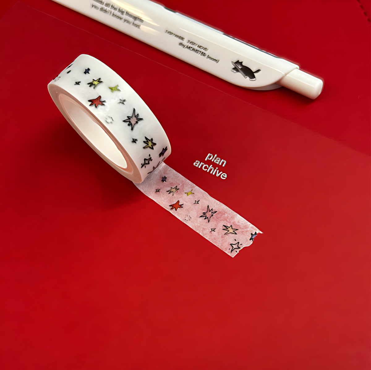 SHYMONSTER Milk Star Candy Masking Tape - Washi Tape - View 1