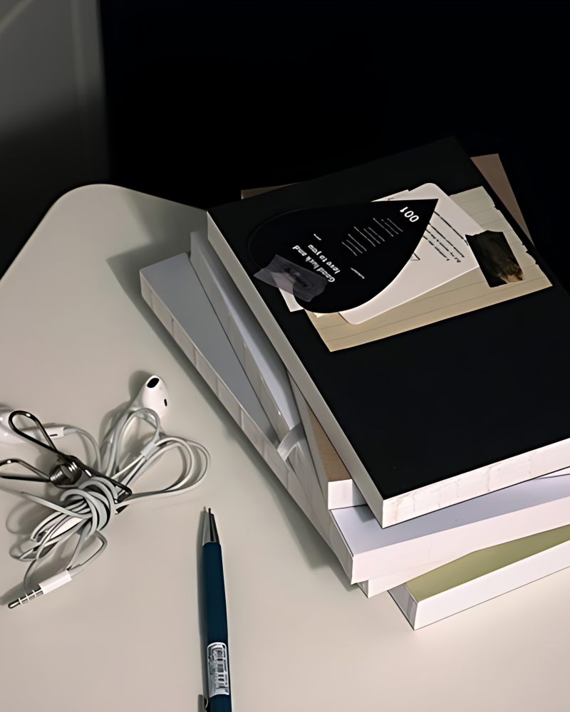 WANNATHIS Delight Log Wide Weekly Diary - Date Type/Perpetual Type - Office Supplies - View 1