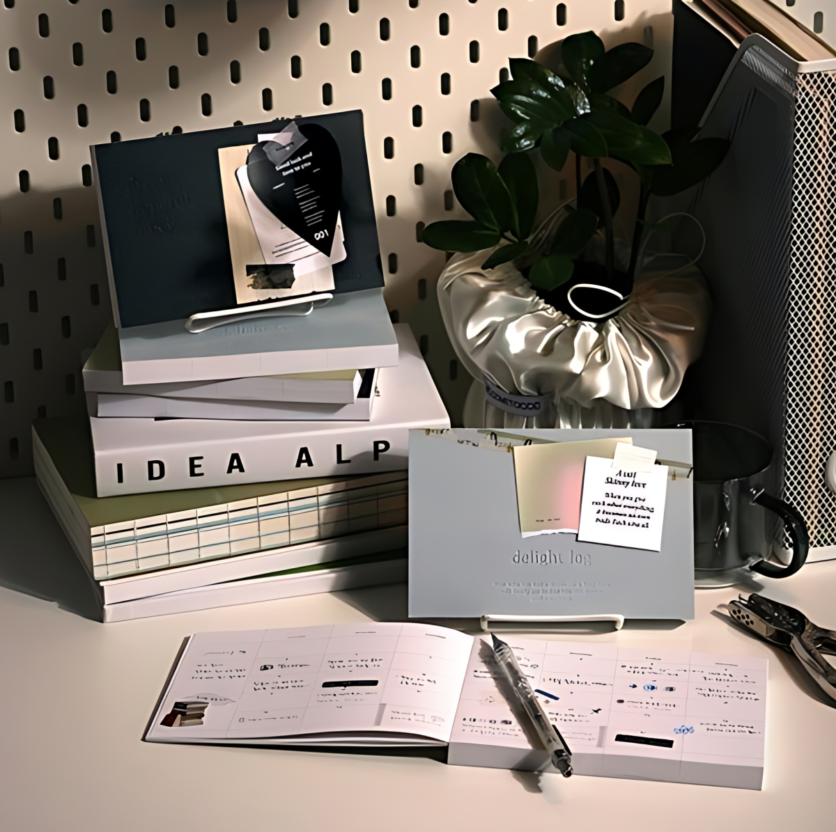 WANNATHIS Delight Log Wide Weekly Diary - Date Type/Perpetual Type - Office Supplies