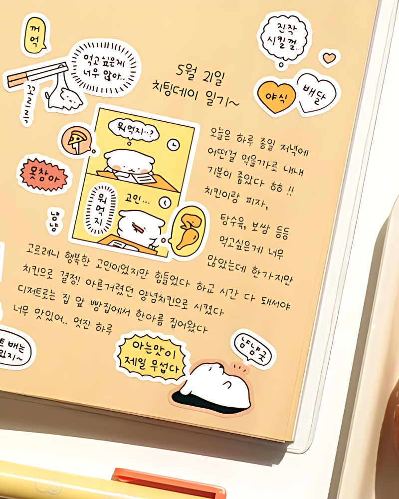 ICONIC Speech Bubble Sticker Pack 6sheets Set - Office Supplies - View 1