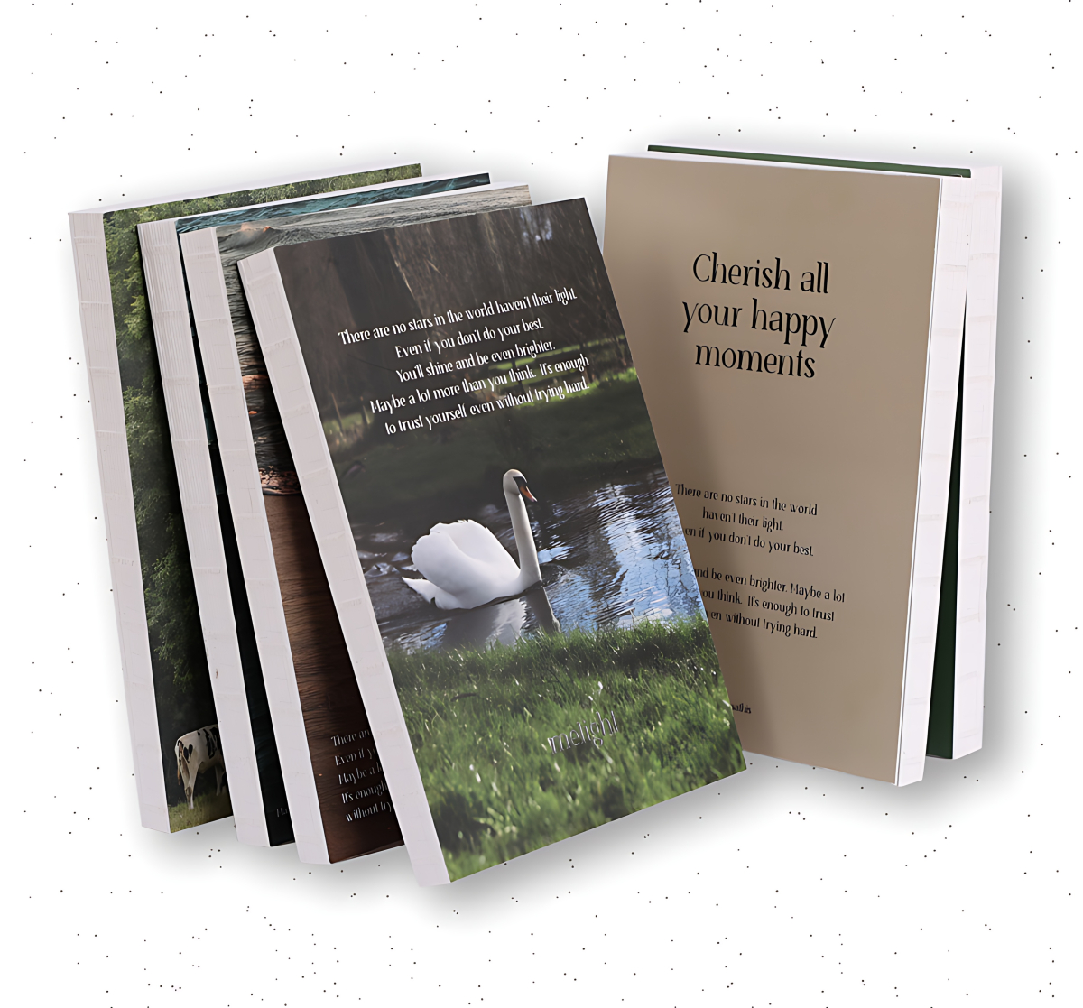 WANNATHIS Melight Diary with Bookmark - Office Supplies - View 1