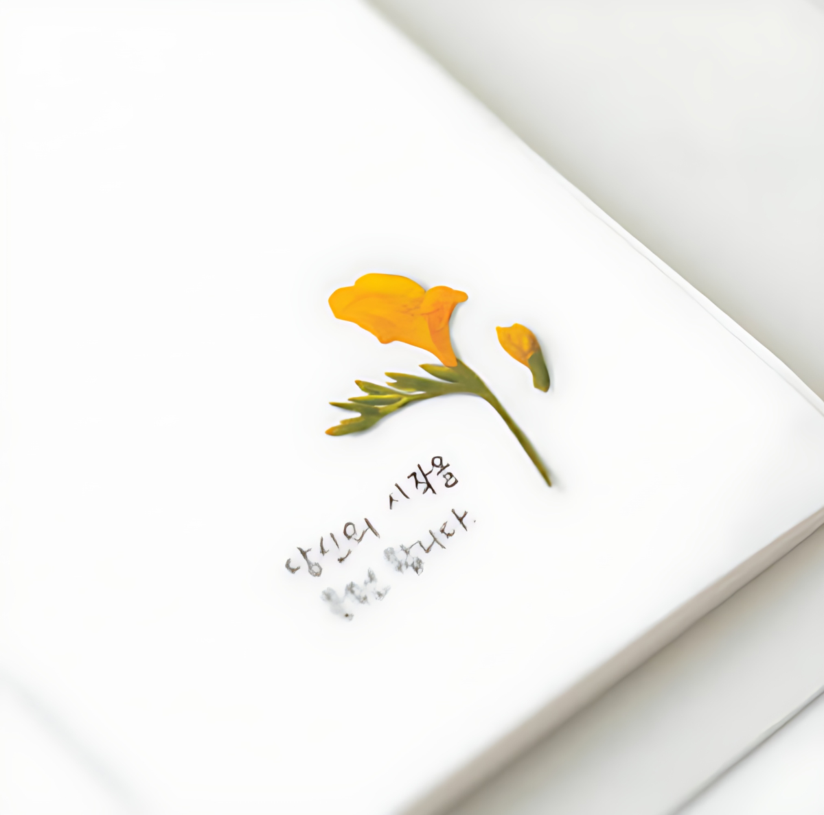 Appree Pressed Flower Sticker Freesia - Office Supplies - View 1