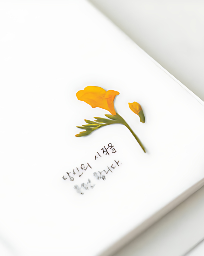 Appree Pressed Flower Sticker Freesia - Office Supplies - View 1