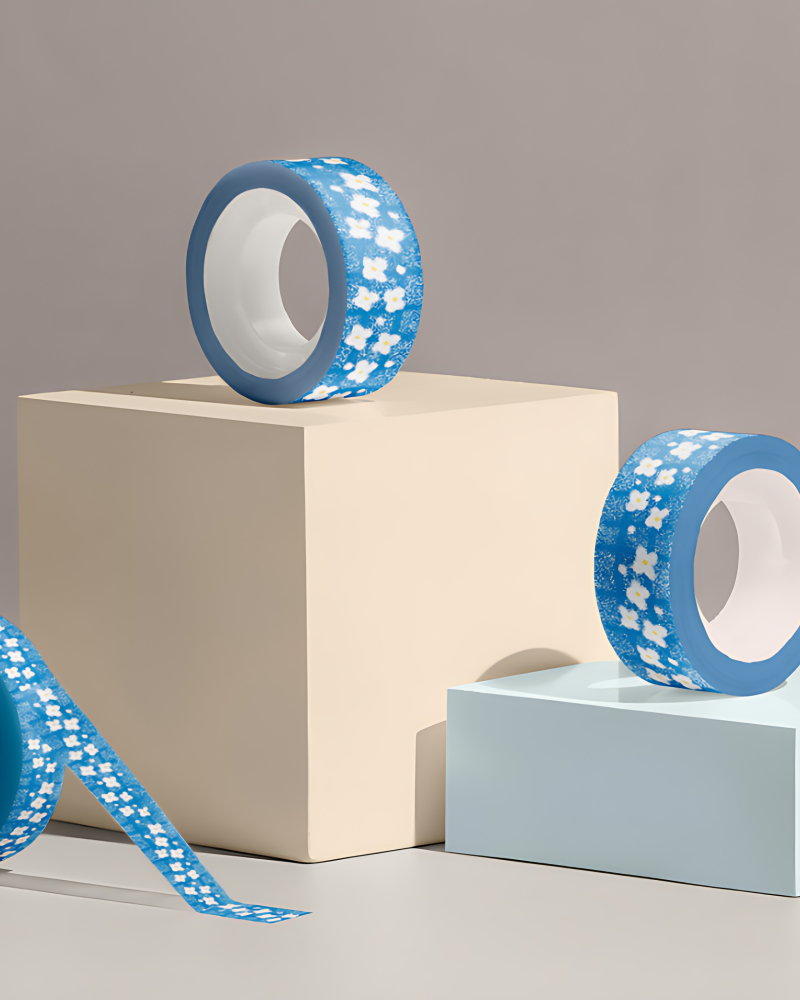 SHYMONSTER Blue Popcorn Masking Tape - Washi Tape - View 1