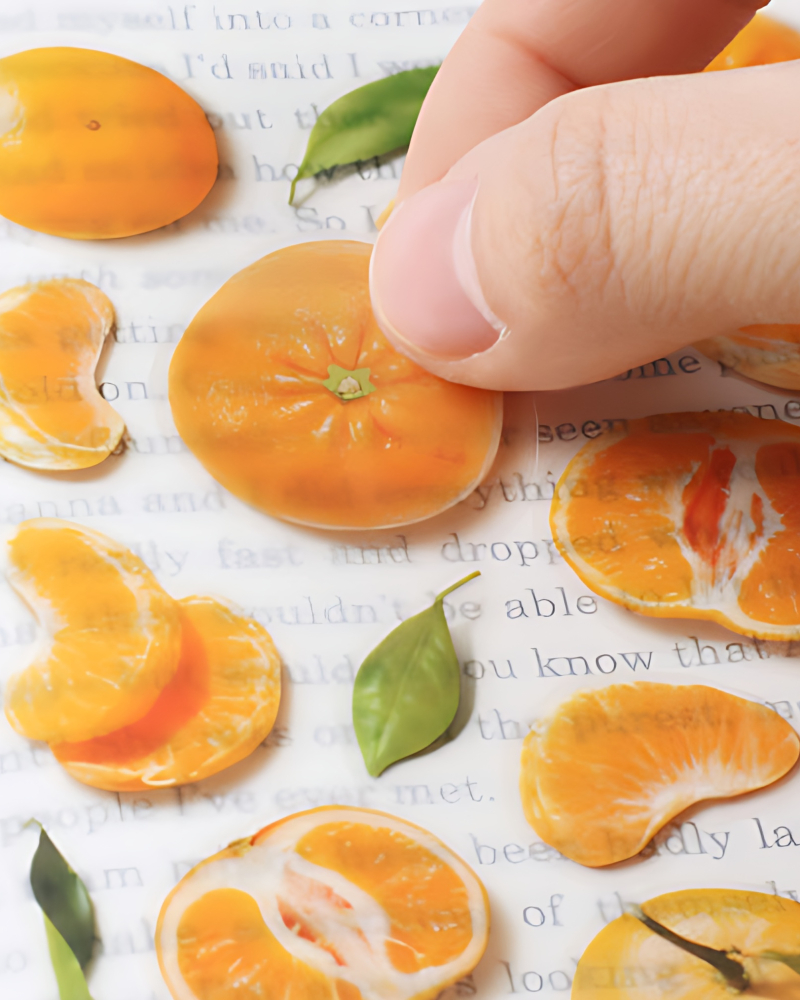 Appree Fruit Sticker Tangerine - Office Supplies - View 1