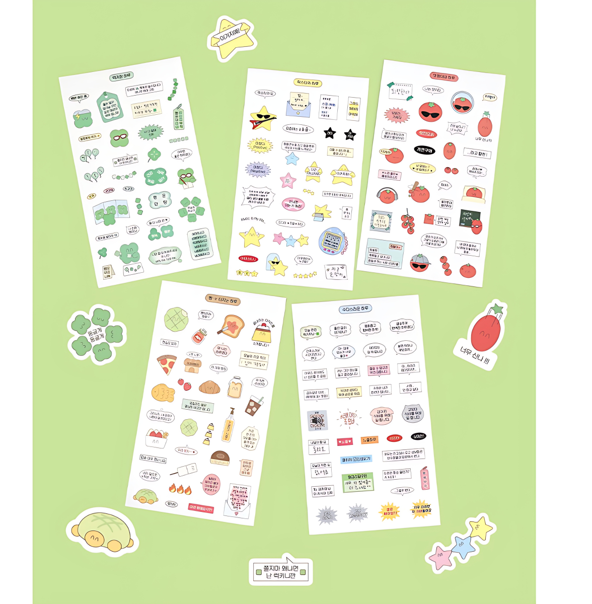 Be on D Feel Good Day Sticker Pack 5sheets Set - Office Supplies