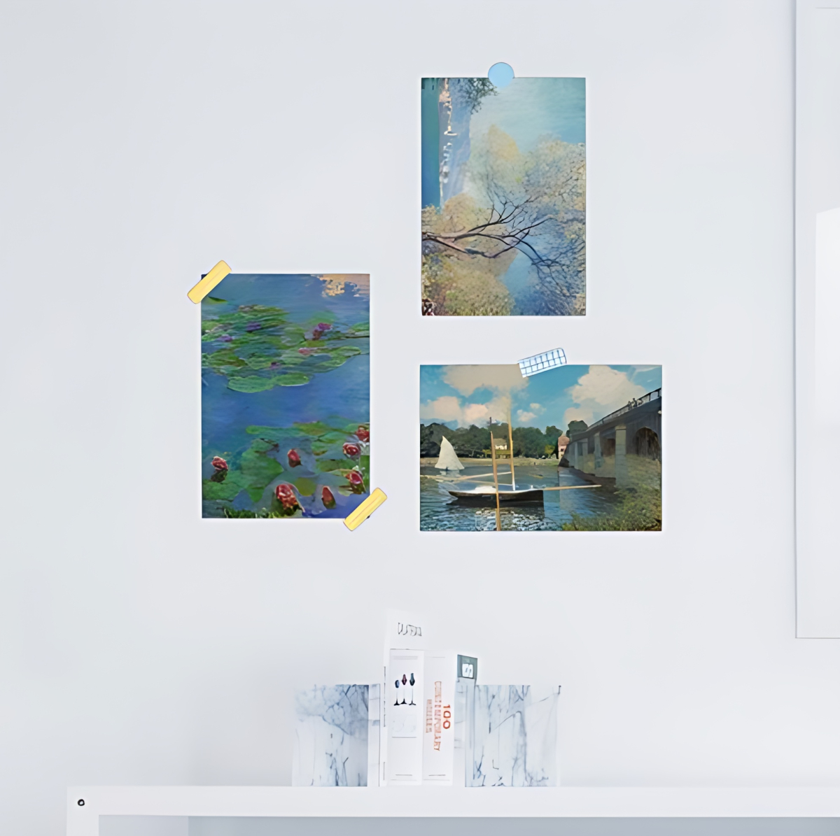 CONTEENEW Claude Monet Art Postcard Book 18types Set - Office Supplies - View 1