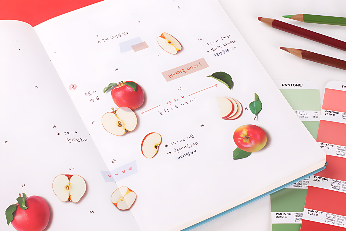 Appree Fruit Sticker Apple - Office Supplies - View 1