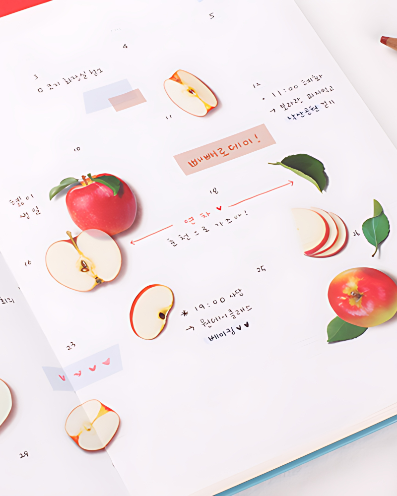 Appree Fruit Sticker Apple - Office Supplies - View 1