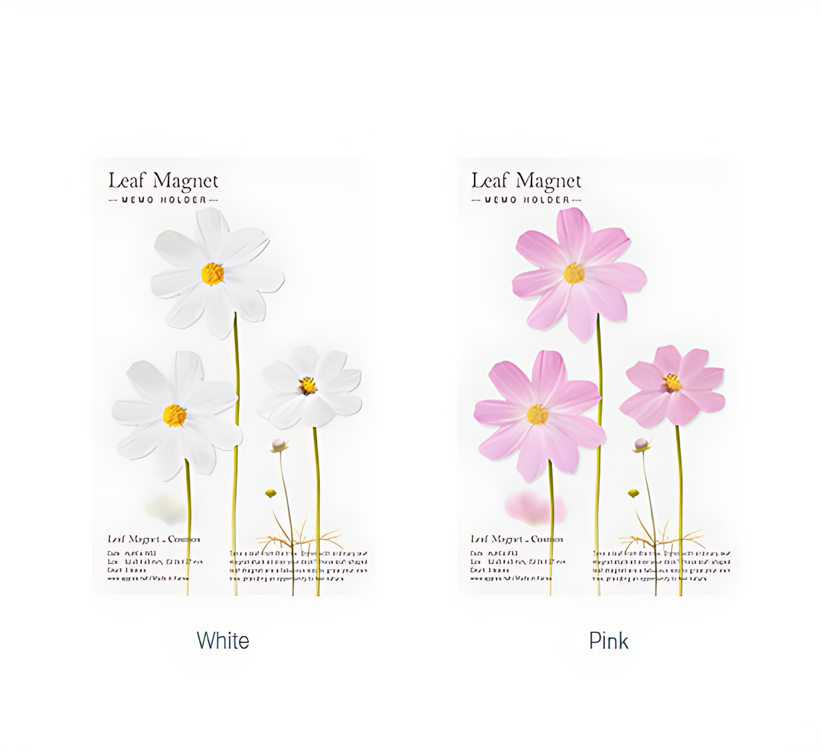 Appree Leaf Magnet Cosmos 3pcs Set - Home & Living - View 1