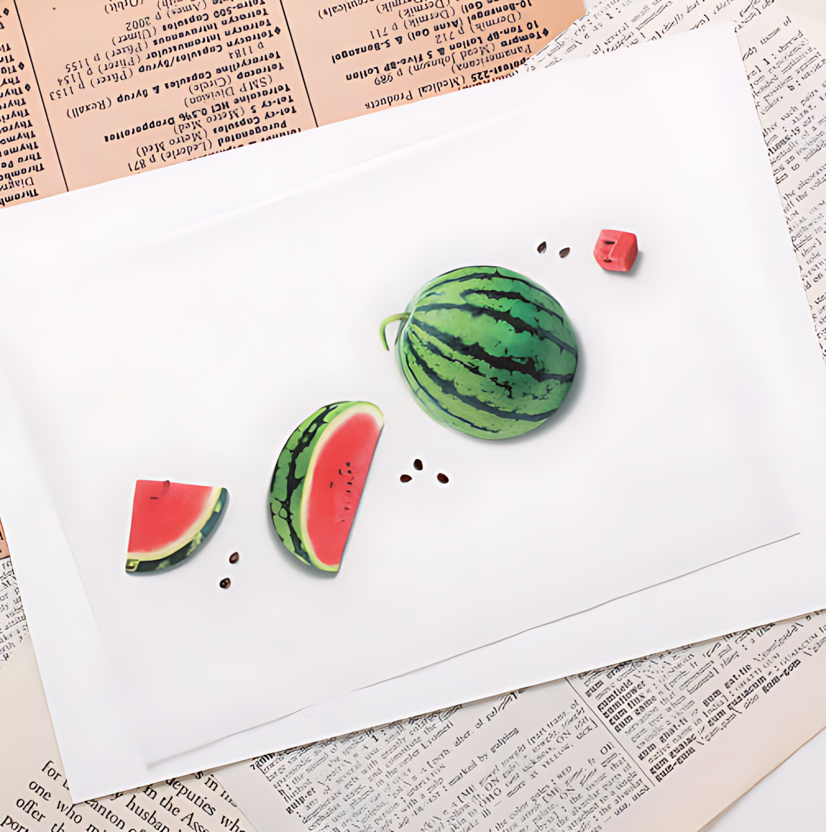 Appree Fruit Sticker Watermelon - Office Supplies