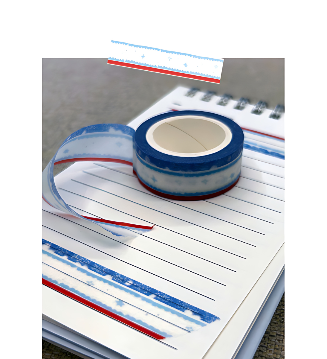 SHYMONSTER Cat Blue Masking Tape - Washi Tape