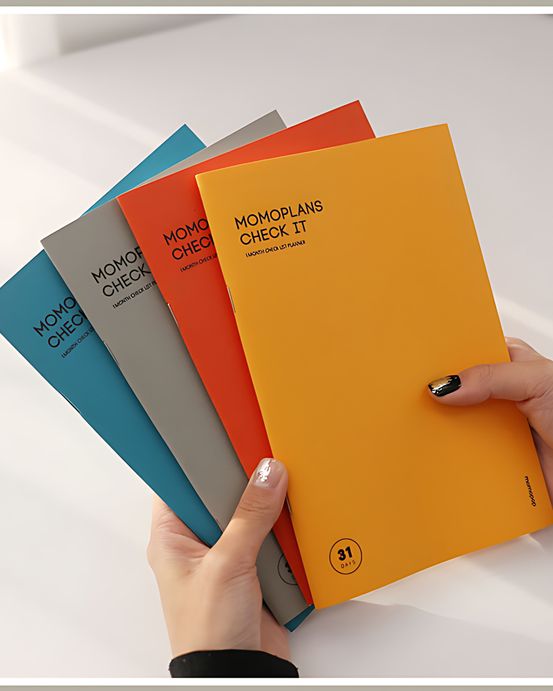 momopop Monthly Check It Binder Planner - Office Supplies - View 1