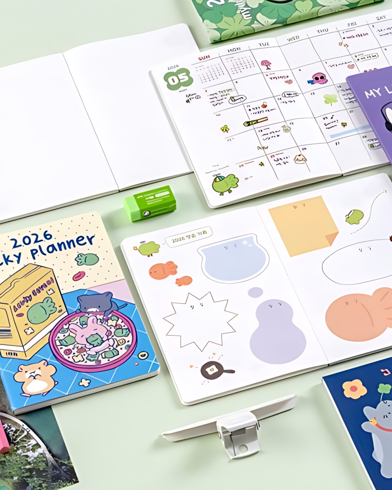 ARDIUM 2026 Lucky Monthly Planner - Office Supplies - View 1