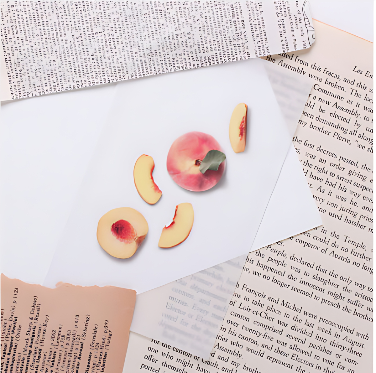 Appree Fruit Sticker Peach - Office Supplies - View 1