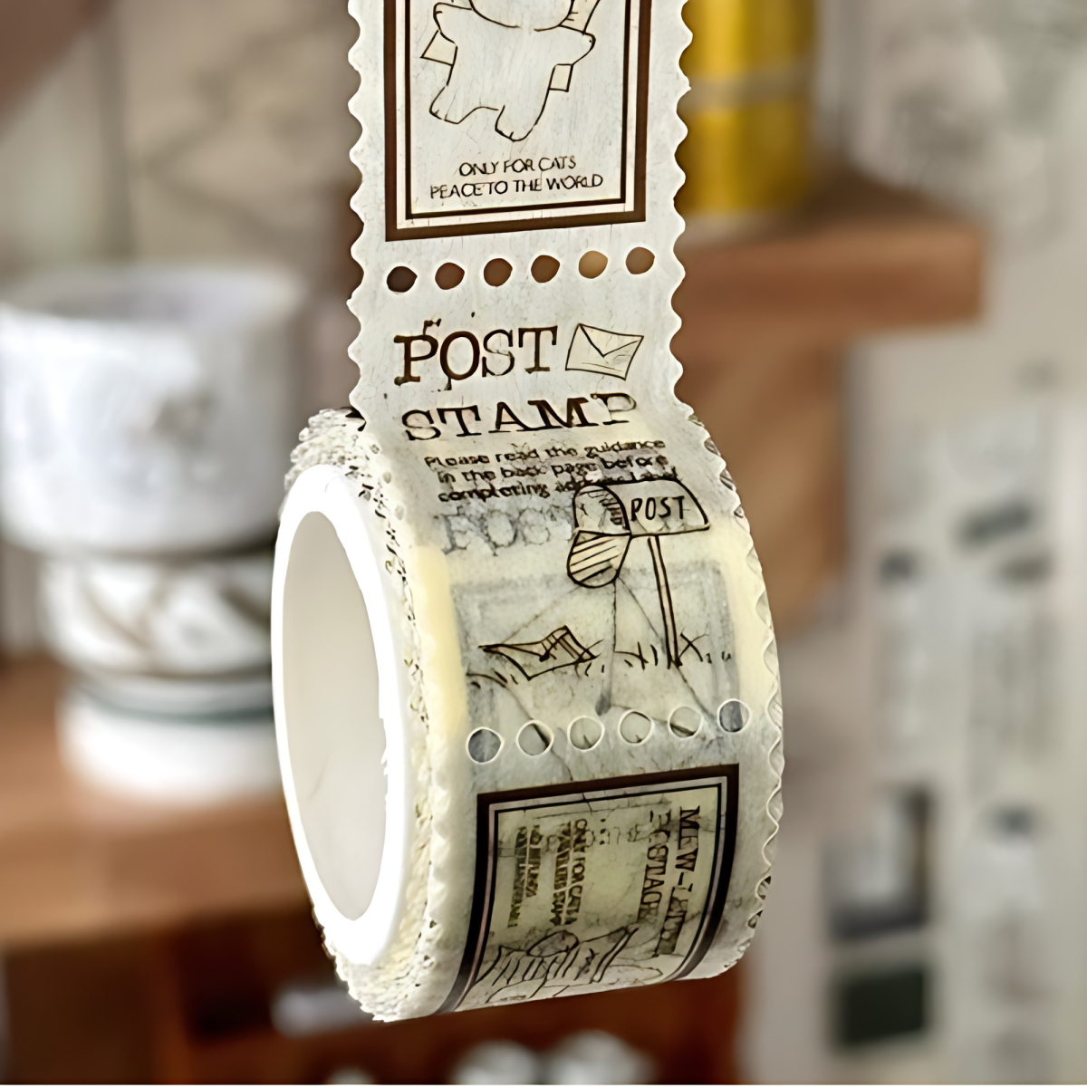 MEWMEWBEAM Stamp Masking Tape - Autumn Letter - Washi Tape - View 1