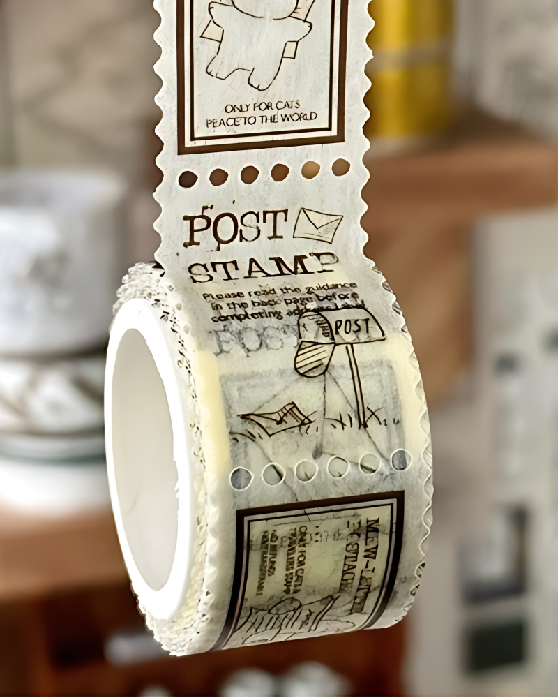 MEWMEWBEAM Stamp Masking Tape - Autumn Letter - Washi Tape - View 1