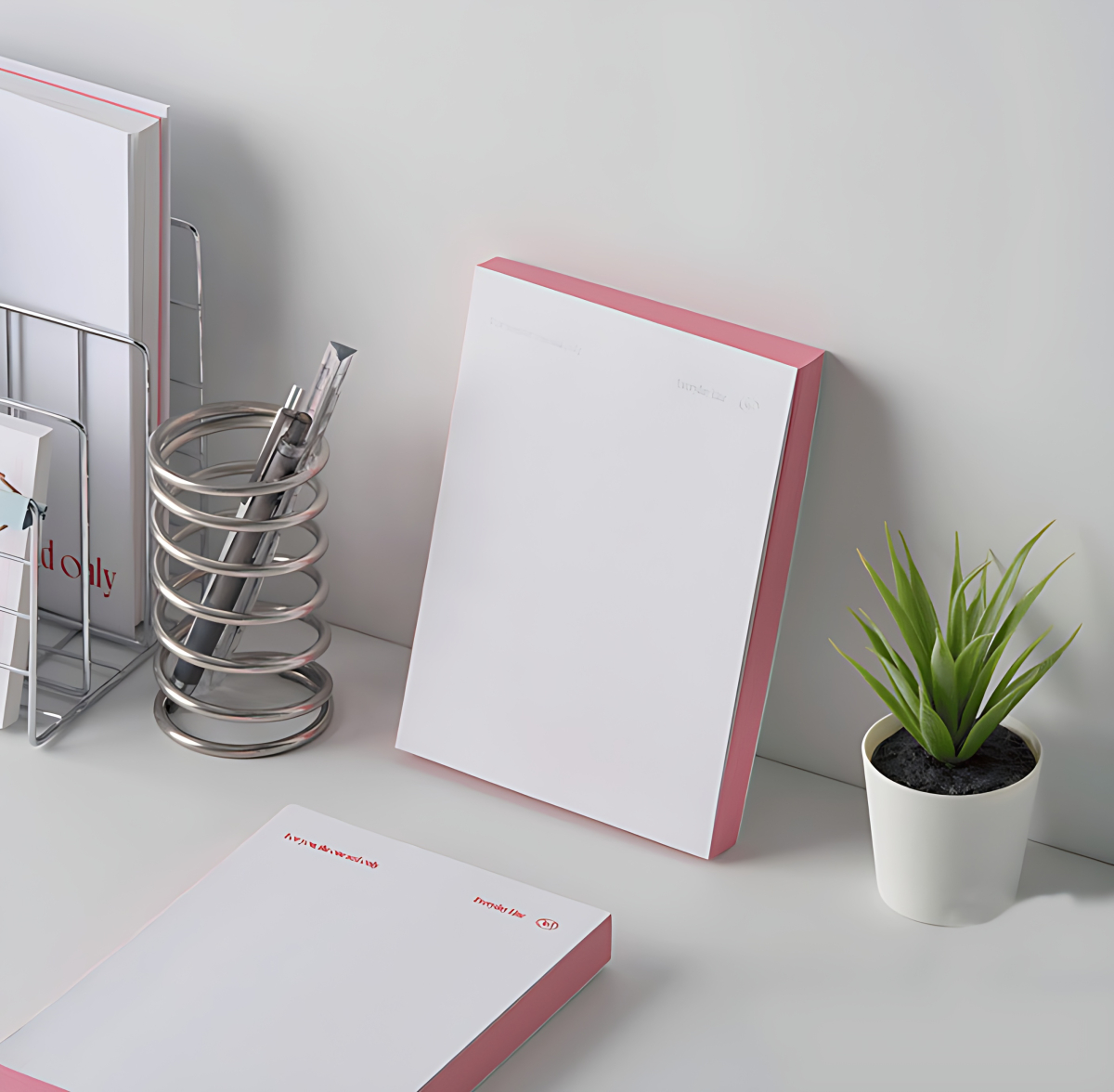 SHYMONSTER Pink Line Note - Notebooks