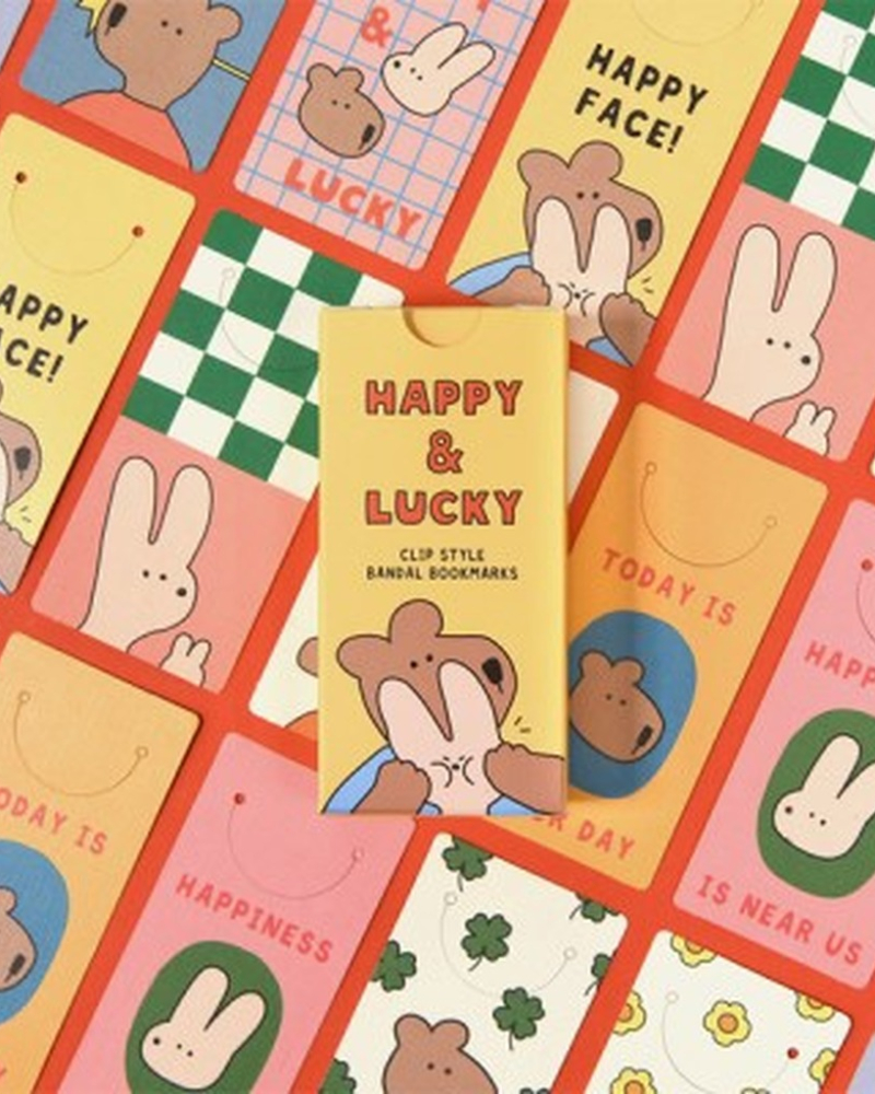 Happy & Lucky Bandal Bookmark Series.1 – 60p Set - Bookmarks