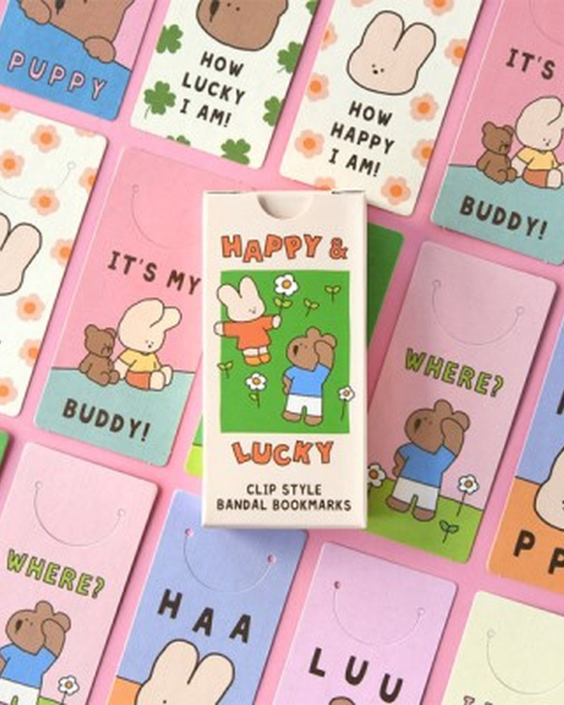 Happy & Lucky Littles Bandal Bookmarks Series.1 – 60p Set - Bookmarks