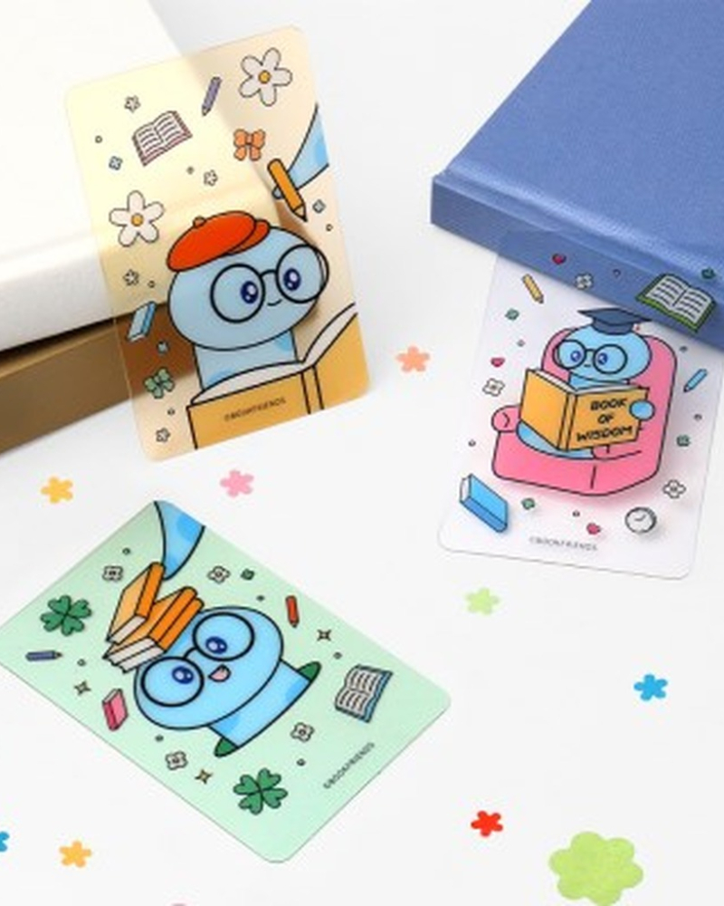 Cheongsa Chorong Transparent Bookmark Set - Bookmarks