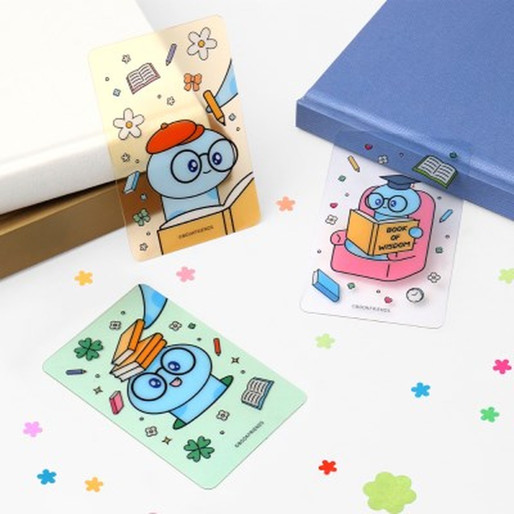 Cheongsa Chorong Transparent Bookmark Set - Bookmarks